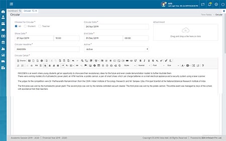 Create and share circulars online