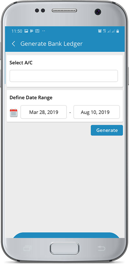Generate Bank Ledger
