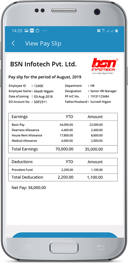 View Payslip